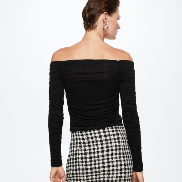 Mango Off the Shoulder Long Sleeve - Picture 3 of 5